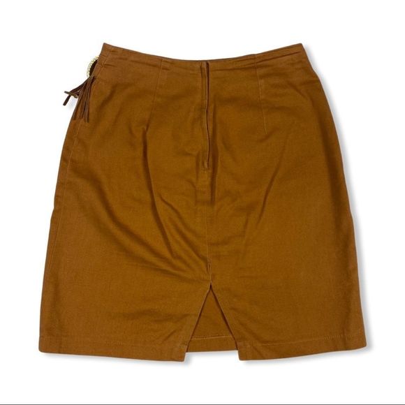 Vintage Western Attitude Mini Skirt with fringe - Picture 2 of 7